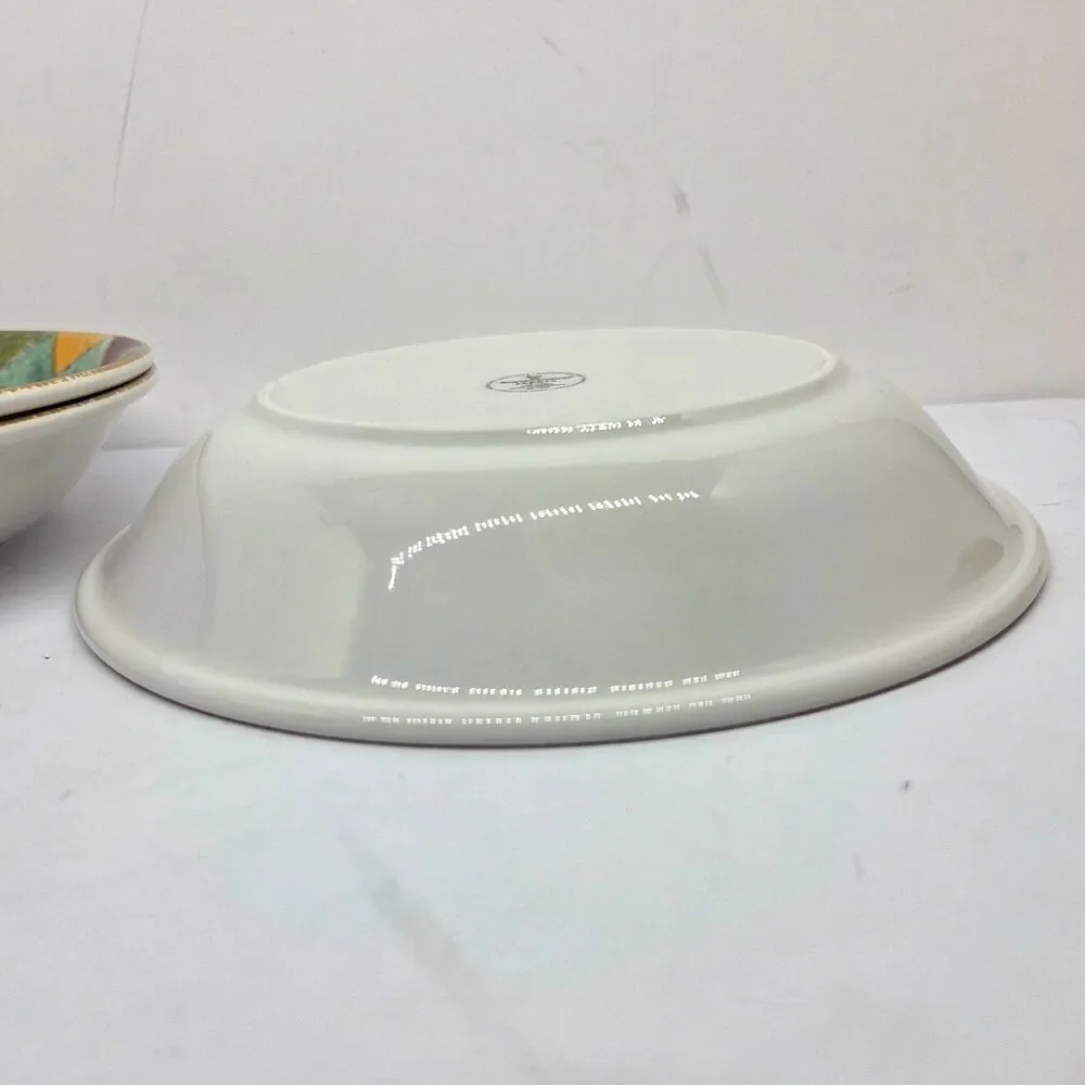 Royal Doulton Japora 9 1/4 Inches Pasta Salad Bowls Set of 3 Discontinued